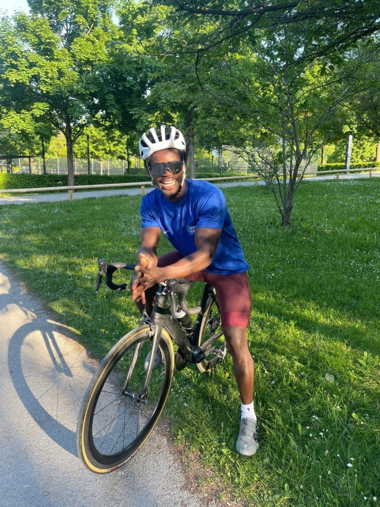 Emmanuel Adjei cycles 10,000km solo from Munich to Accra to raise €100,000 to support education in rural communities